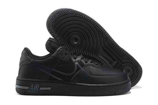 Women's Air Force 1 Low Top Black Shoes 056