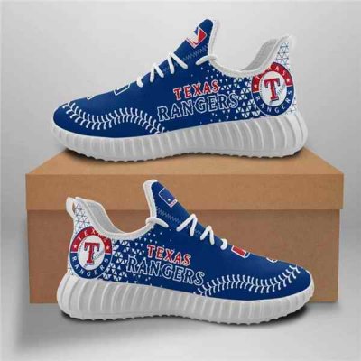 Women's Texas Rangers Mesh Knit Sneakers/Shoes 004