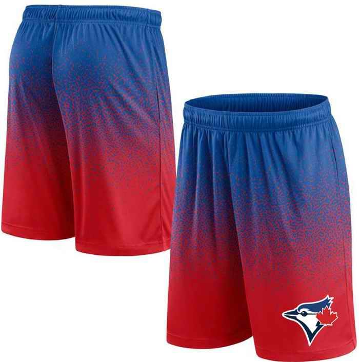 Men's Toronto Blue Jays Royal/Red Ombre Shorts