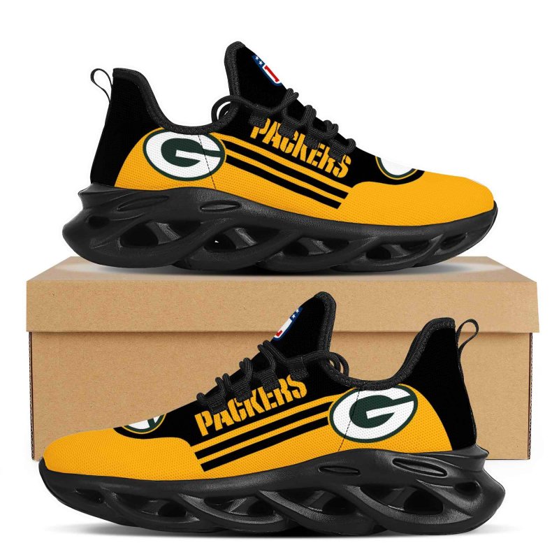 Men's Green Bay Packers Flex Control Sneakers 003