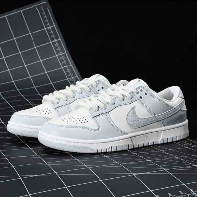 Men's Dunk Low Cream/Gray Shoes 0288