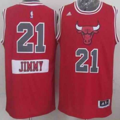 Bulls #21 Jimmy Butler Red 2014-15 Christmas Day Stitched NBA Jersey