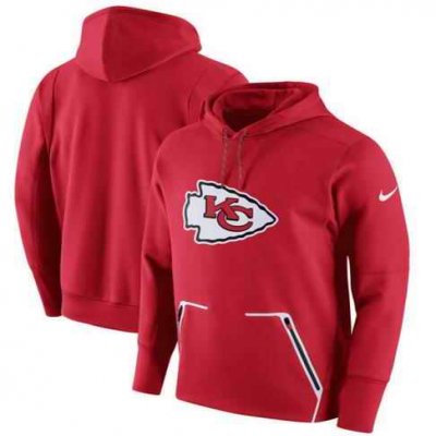 Men's Nike Kansas City Chiefs Red Champ Drive Vapor Speed Pullover Hoodie