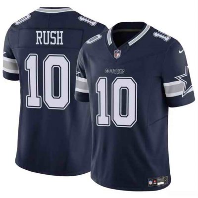 Men's Dallas Cowboys #10 Cooper Rush Navy 2023 F.U.S.E Vapor Untouchable Limited Stitched Football Jersey