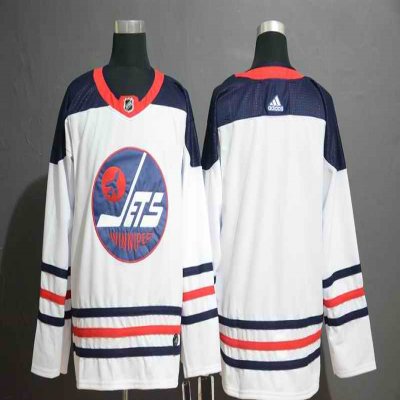 Men's Winnipeg Jets White Stitched NHL Jersey