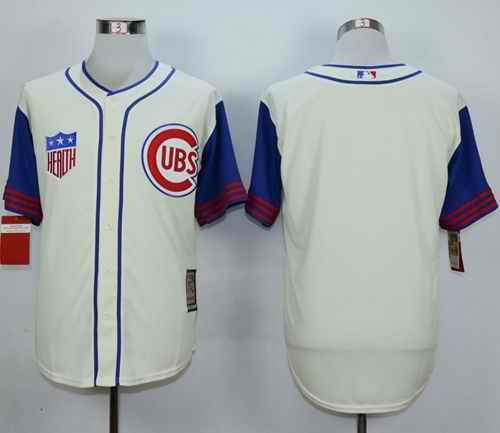 Cubs Blank Cream 1942 Turn Back The Clock Stitched MLB Jersey