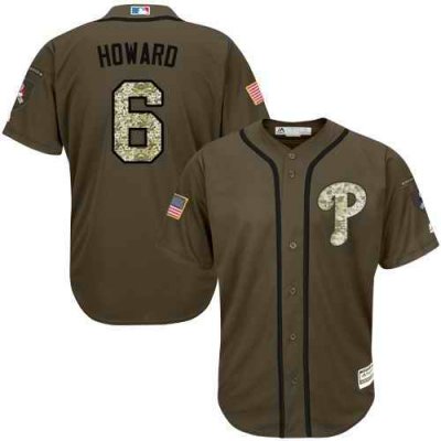 Phillies #25 Jim Thome Cream Cool Base Stitched MLB Jersey