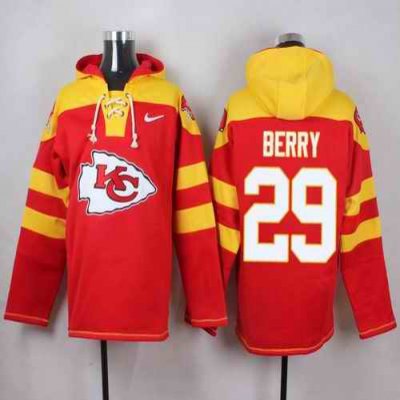 Nike Chiefs #29 Eric Berry Red Player Pullover NFL Hoodie