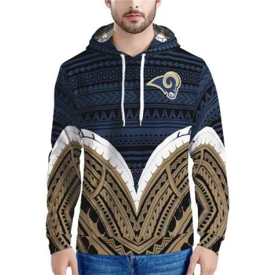 Men's Los Angeles Rams Navy Hoodie