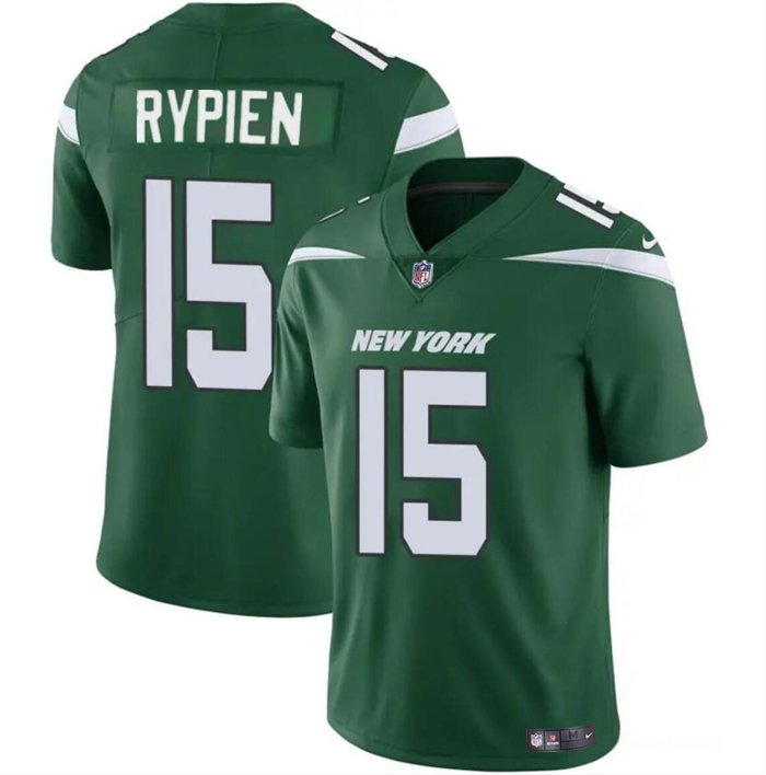 Men's New York Jets #15 Brett Rypien Green Vapor Untouchable Limited Stitched Jersey