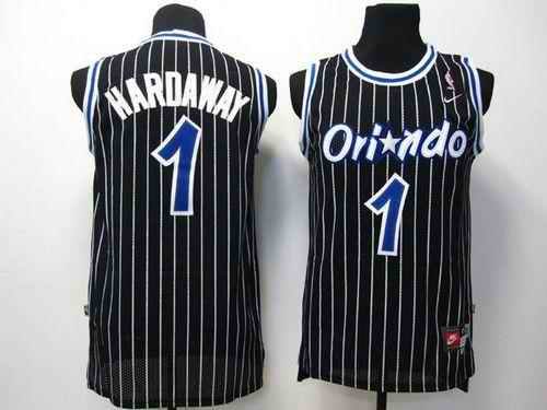 Youth Orlando Magic #1 Penny Hardaway Black Throwback Stitched Jersey