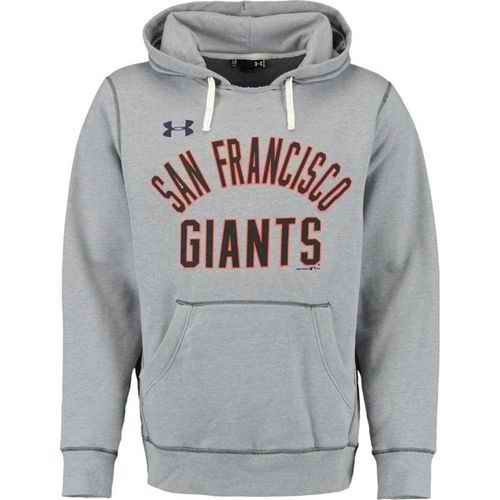 San Francisco Giants Under Armour Legacy Fleece Gray MLB Hoodie