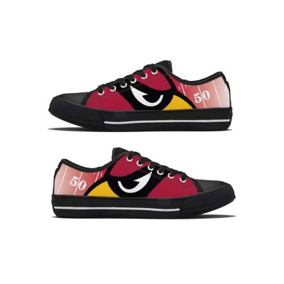 Men's Arizona Cardinals Low Top Canvas Sneakers 001