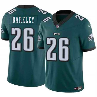 Youth Philadelphia Eagles #26 Saquon Barkley Green 2023 F.U.S.E  Vapor Untouchable Limited Stitched Football Jersey