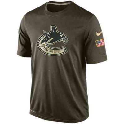 Men's Vancouver Canucks Salute To Service Nike Dri-FIT T-Shirt