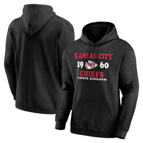 Men's Kansas City Chiefs Black Fierce Competitor Pullover Hoodie