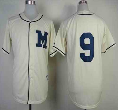 Brewers #9 Jean Segura Cream 1913 Turn Back The Clock Stitched MLB Jersey