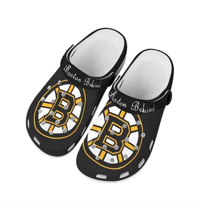 Men's Boston Bruins Bayaband Clog Shoes