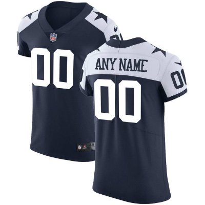 Men's Dallas Cowboys Navy  Vapor Untouchable Custom Elite NFL Stitched Jersey