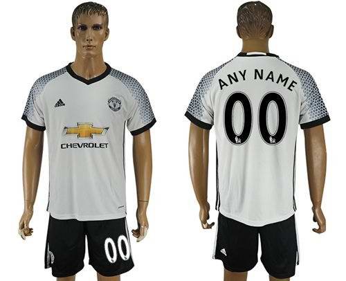 Manchester United Personalized White Soccer Club Jersey