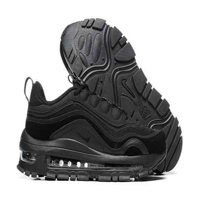 Women's Running weapon Air Max 97 Black Shoes 040