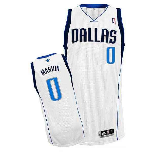 Mavericks #0 Shawn Marion Revolution 30 Whtie Stitched NBA Jersey