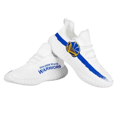 Men's Golden State Warriors Mesh Knit Sneakers/Shoes 001