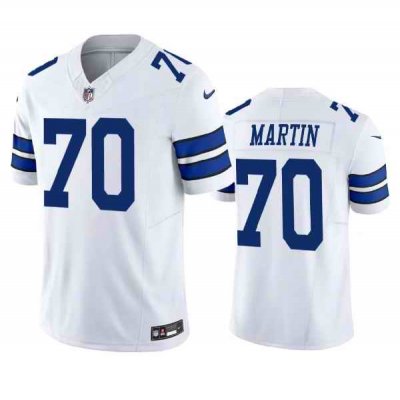 Men's Dallas Cowboys #70 Zack Martin White 2023 F.U.S.E. Limited Stitched Football Jersey