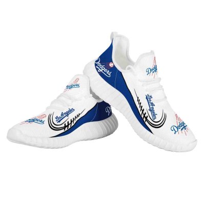 Men's Los Angeles Dodgers Mesh Knit Sneakers/Shoes 003