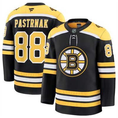 Men's Boston Bruins Active Player Custom Black 2024-25 Home Stitched Hockey Jersey