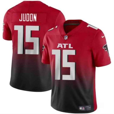 Men's Atlanta Falcons #15 Matthew Judon Red/Black Vapor Untouchable Limited Stitched Football Jersey