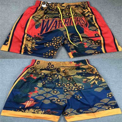 Men's Golden State Warriors Shorts(Run Small)