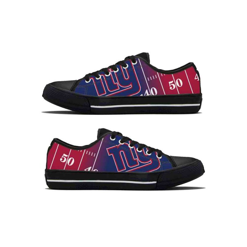 Men's New York Giants Low Top Canvas Sneakers 002