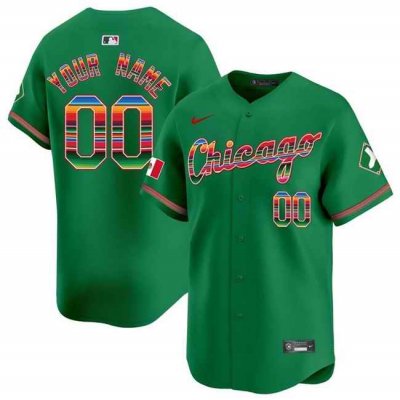 Men's Chicago White Sox Customized Green Mexico Vapor Premier Limited Stitched Baseball Jersey