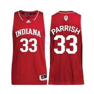 Women's Indiana Hoosiers #33 Sydney Parrish Red Stitched Jersey