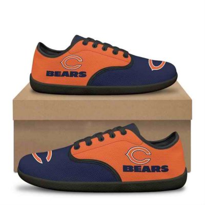 Men's Chicago Bears Low Top Sneakers/Shoes 001 (Pls check description for details)