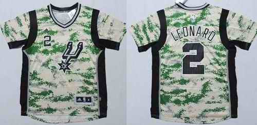 Spurs #2 Kawhi Leonard Camo Pride Stitched NBA Jersey