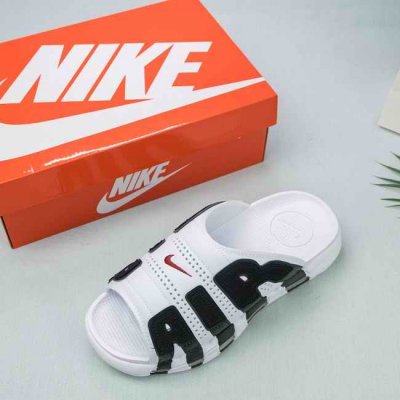 Women's Air Uptempo Camo White/Black Uptempo Slide 007