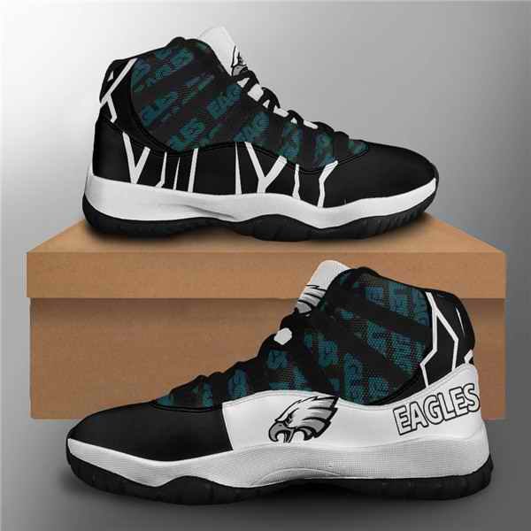 Men's Philadelphia Eagles Air Jordan 11 Sneakers 001