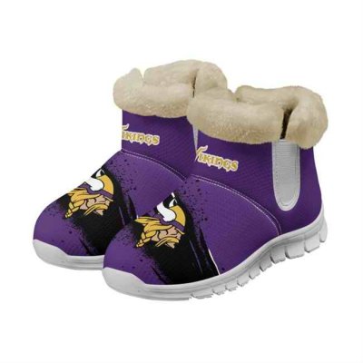 Women's Minnesota Vikings 2024 Snow Boots/Shoes 001(Pls check description for details)