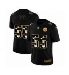 Men's Pittsburgh Steelers #55 Devin Bush Black Jesus Faith Edition Limited Stitched Jersey