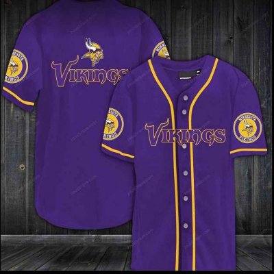 Men's Minnesota Vikings Purple Stitched Jersey