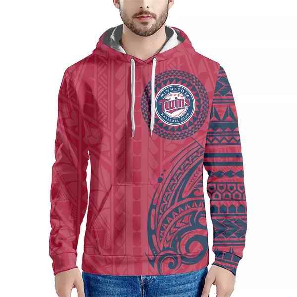 Men's Minnesota Twins Red Hoodie