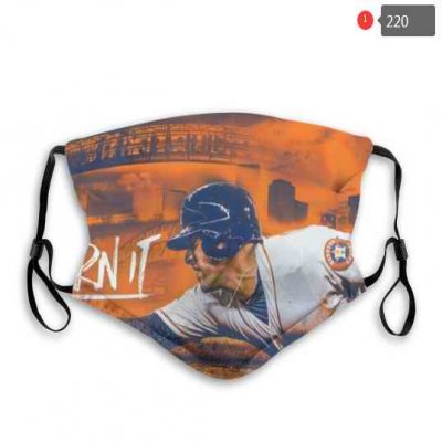 Houston Astros Face Mask 006 Filter Pm2.5 (Pls check description for details)