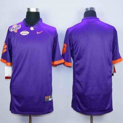 Tigers Blank Purple Limited Stitched NCAA Jersey