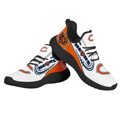 Women's NFL Chicago Bears Mesh Knit Sneakers/Shoes 007