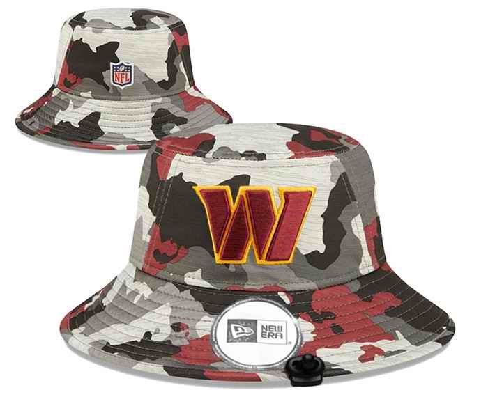 Washington Commanders Stitched Bucket Fisherman Hats 0823