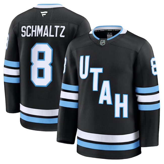 Men's Utah Hockey Club #8 Nick Schmaltz Navy 2024-25 Stitched Jersey