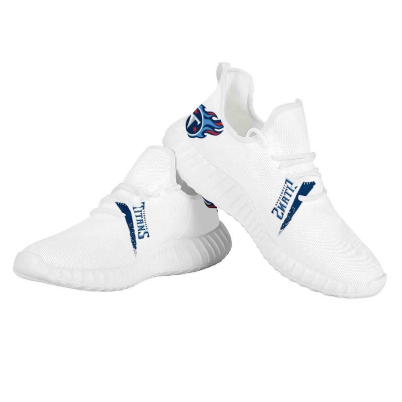 Women's Tennessee Titans Mesh Knit Sneakers/Shoes 006