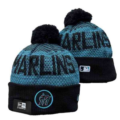 Miami Marlins Knit Hats  005